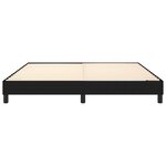 vidaXL Cadre de lit sans matelas noir 160x200 cm tissu
