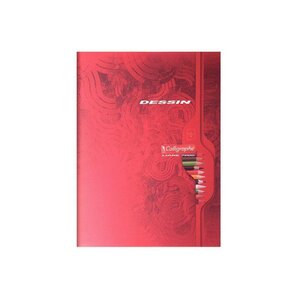 Cahier de dessin 32 pages 90 g  format 17 x 22 cm CALLIGRAPHE