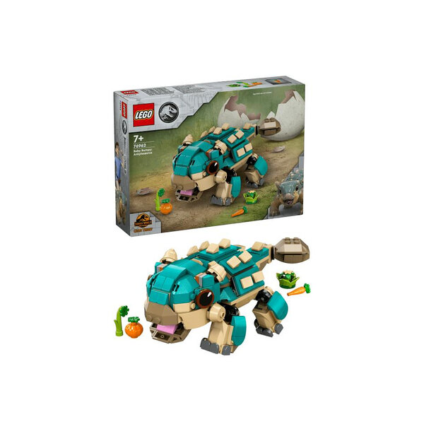 LEGO® 76962 Bébé Bumpy l'Ankylosaure - Set de Construction Jurassic World