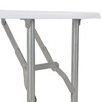 vidaXL Ensemble à dîner pliant 3 Pièces et étagère de rangement MDF acier