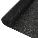vidaXL Filet brise-vue Noir 1 8x25 m PEHD 195 g/m²