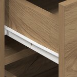 Buffet vidaXL Chêne artisanal Bois d'ingénierie 120 x 36 x 69 cm
