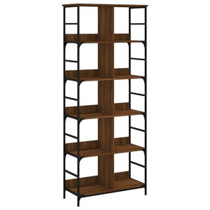 vidaXL Bibliothèque chêne marron 78 5x33x188 5 cm bois d'ingénierie