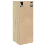 vidaXL Armoire de salle de bain Chêne sonoma 30x30x80 cm Aggloméré