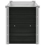 vidaXL Lit surélevé de jardin Anthracite 160x40x45 cm Acier galvanisé