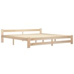 vidaXL Cadre de lit sans matelas bois massif de pin 200x200 cm