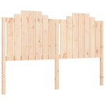 vidaXL Cadre de lit avec tête de lit 160x200 cm bois massif