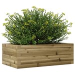 vidaXL Jardinière 70x40x23 cm bois de pin imprégné