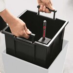 LECHUZA Jardinière Cubico Color 30 ALL-IN-ONE blanc 13130