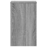 vidaXL Supports pour plantes 2 Pièces gris sonoma bois d'ingénierie