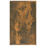 vidaXL Table de chevet Chêne fumé 50x36x60 cm Bois d'ingénierie