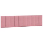 vidaXL Cadre de lit sans matelas rose 200x200 cm velours