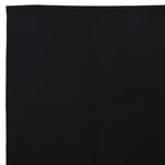 vidaXL Valance de store pour cadre de 2 5 m Noir 2 3x0 2 m