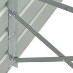 vidaXL Lit surélevé de jardin Acier galvanisé 100x40x45 cm Vert