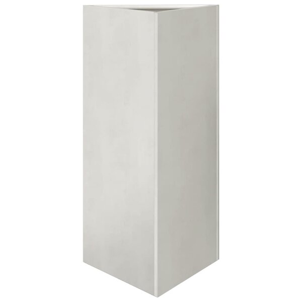 vidaXL Jardinière triangulaire 40x34 5x70 cm acier inoxydable