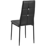 Lot de 8 chaises siège de salon cuisine salle à manger design élégant avec brillant noir 08_0000001