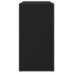 Buffet vidaXL Noir Bois d'ingénierie 120 x 36 x 69 cm Rangement Buffet