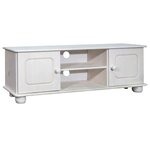 vidaXL Meuble TV 115x29x40 cm Bois de pin massif