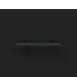 vidaXL Buffet noir 100x36x60 cm bois d'ingénierie
