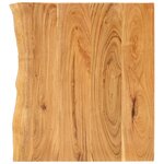 vidaXL Dessus de meuble-lavabo de salle de bain Acacia 58x52x3 8 cm