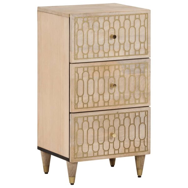 vidaXL Armoire latérale 40x33x75 cm bois massif de manguier
