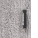 vidaXL Buffet sonoma gris 69 5x34x90 cm bois d'ingénierie