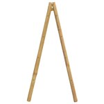vidaXL Échelle à serviettes double avec 4 échelons 90x50x100 cm bambou