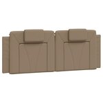 vidaXL Cadre de lit sans matelas cappuccino 120x200 cm similicuir