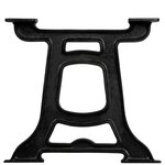 vidaXL Pied de table basse 2 Pièces Cadre en Y Fonte