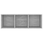 vidaXL Meubles TV 2 Pièces Gris béton 107x35x37 cm Aggloméré
