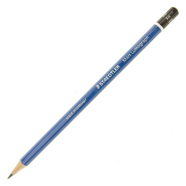 Crayon Papier Mars Lumograph 100 Mine 2 mm Bleu 9H STAEDTLER