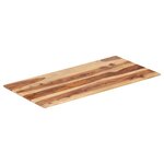 vidaXL Dessus de table Bois solide 15-16 mm 60x100 cm