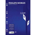 Feuillets mobiles s/film 21x29,7 100p séyès 90g blanc CALLIGRAPHE