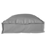 vidaXL Coussins de Palette pour Banc 2 Pièces Gris 100x40x8 cm Tissu Oxford