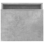vidaXL Ensemble de table basse Gris béton 100x48x40 cm Bois ingénierie