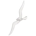 vidaXL Mouette Murale 2 Paquet Argent Aluminium
