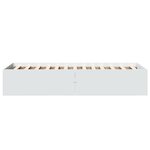 vidaXL Cadre de lit sans matelas blanc 90x190 cm