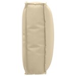 vidaXL Coussin de palette pour dossier Beige 50x40x12 cm en tissu Oxford