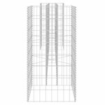 vidaXL Jardinière à gabion en H Fil d'acier 260x40x80 cm