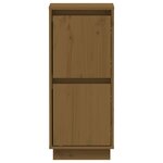 vidaXL Buffets 2 Pièces Marron miel 31 5x34x75 cm Bois massif de pin