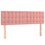vidaXL Sommier à lattes de lit avec matelas et LED Rose 140x200 cm