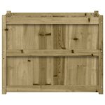 vidaXL Jardinière 90x50x70 cm bois de pin imprégné