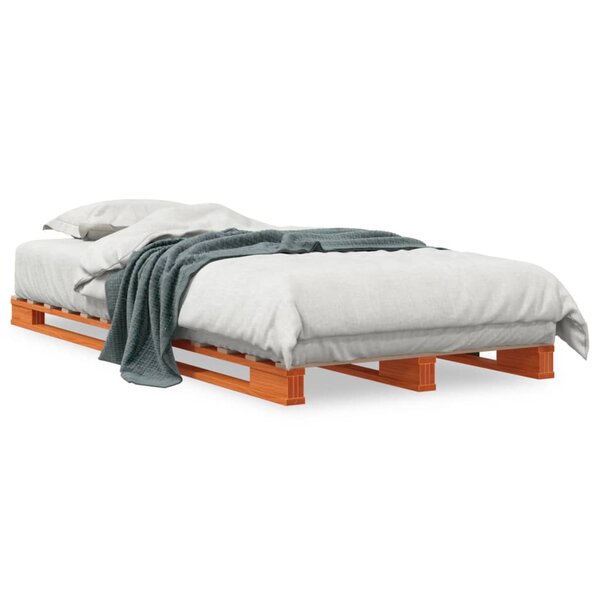 vidaXL Lit de palette sans matelas 90x200 cm bois de pin massif