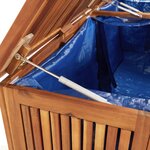 vidaXL Boîte de rangement de jardin 200x80x75 cm bois massif d'acacia
