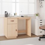 vidaXL Bureau 95x50x75 cm Bois massif de pin