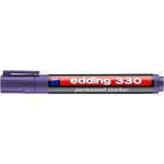 Marqueur Permanent 330 Violet Pointe Biseautée 1-5 mm x 10 EDDING