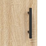 vidaXL Buffet Chêne sonoma 34 5x34x90 cm Bois d'ingénierie