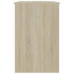vidaXL Bureau Chêne sonoma 100x50x76 cm Bois d’ingénierie