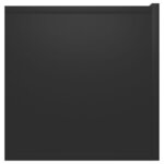 vidaXL Meuble TV suspendu Noir 60x30x30 cm