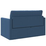 vidaXL Canapé Lit Sol 2-en-1 Bleu 124x71x78 cm Tissu
